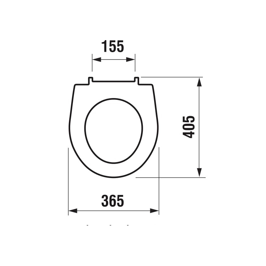 JIKA H8933803000631 - Toiletbril LYRA duroplast/wit