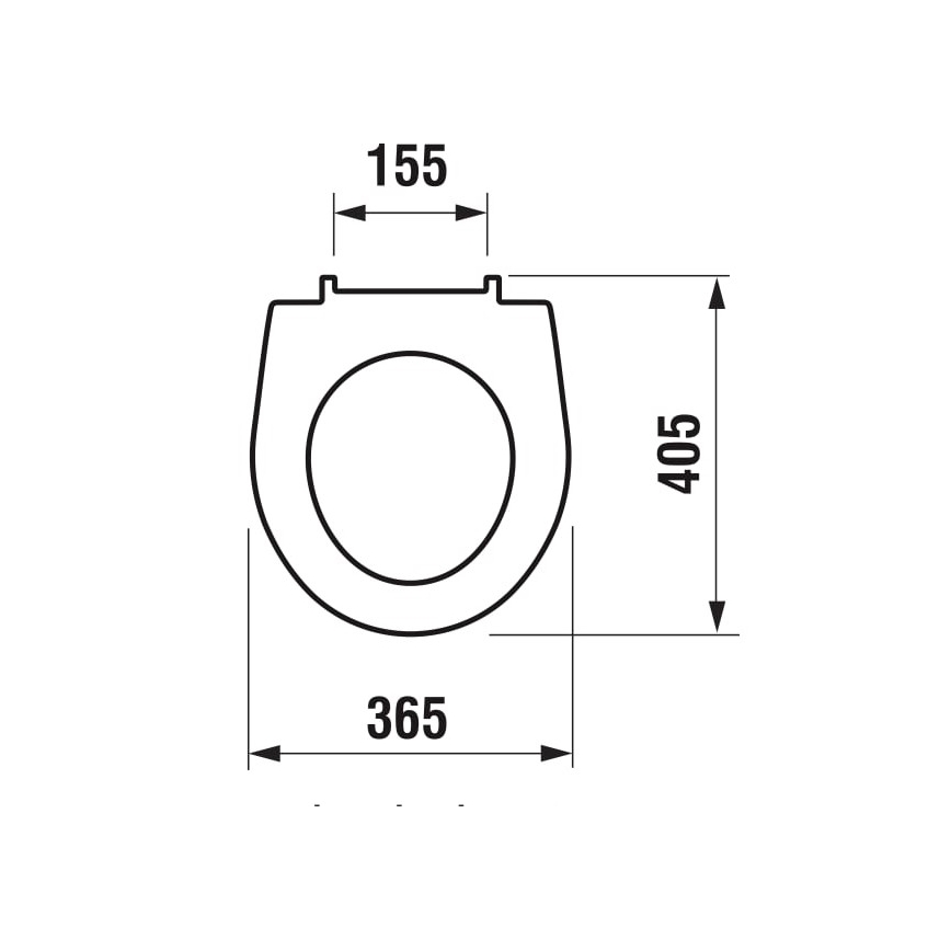 JIKA H8933813000001 - Toiletbril SoftClose LYRA, Duroplast, wit