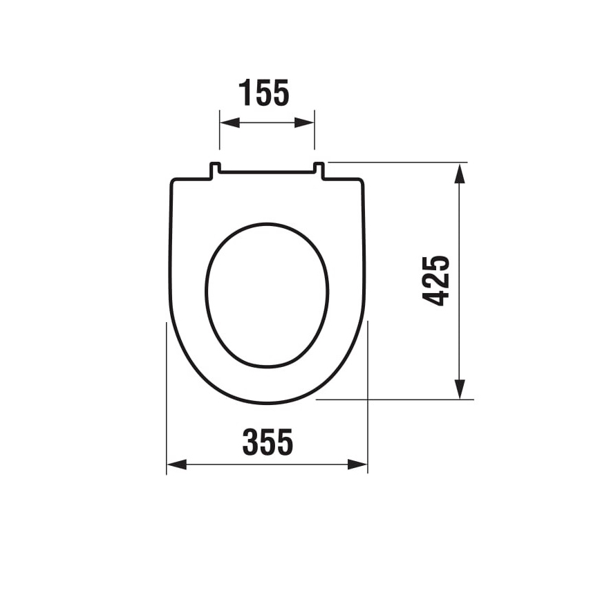 JIKA H8933853000001 - WC-bril SoftClose LYRA duroplast/wit