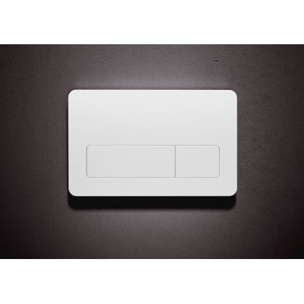 JIKA H8936620000001 - Bouton de chasse d'eau DUAL PRO blanc
