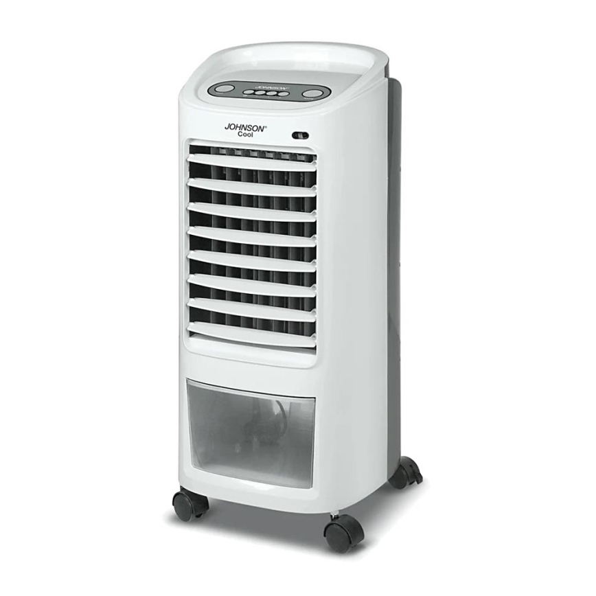 JOHNSON - Rafraîchisseur d'air portable COOL 65W/230V blanc/gris