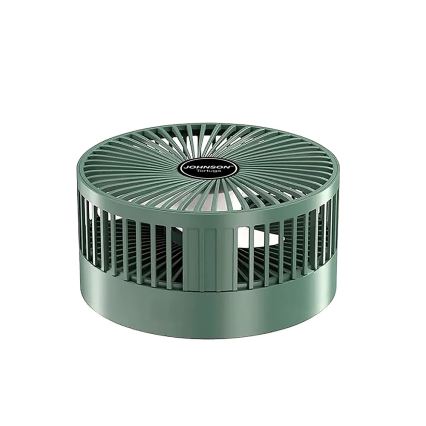 JOHNSON - Ventilateur de bureau rechargeable TORTUGA 5W/3,7V 1200 mAh Ø 16,5 cm vert