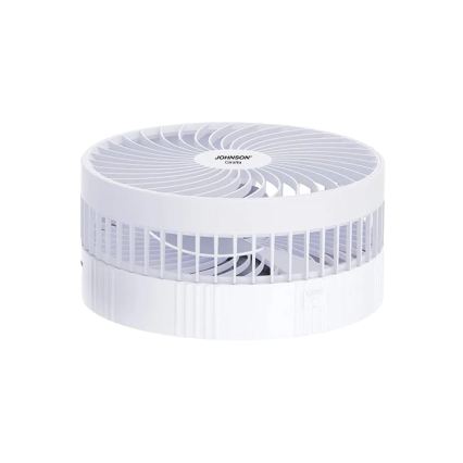JOHNSON - Ventilateur de table rechargeable GIRAFFA 5W/3,7V 1200 mAh Ø 20 cm blanc