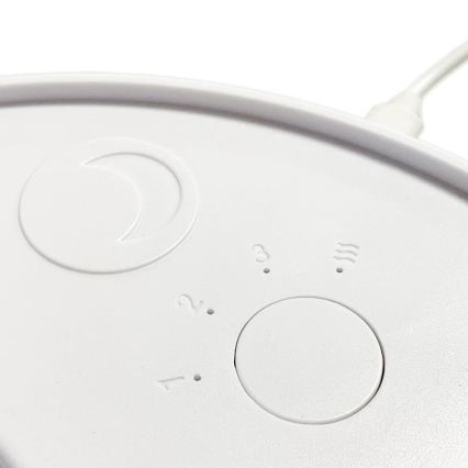JOHNSON - Ventilateur de table rechargeable GIRAFFA 5W/3,7V 1200 mAh Ø 20 cm blanc