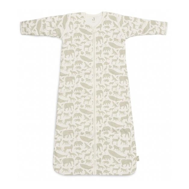 Jollein - Slaapzak 2in1 3-9 maanden 3 TOG Animals Olive Green