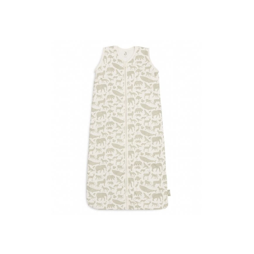 Jollein - Slaapzak 2in1 3-9 maanden 3 TOG Animals Olive Green