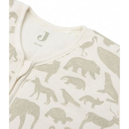 Jollein - Slaapzak 2in1 3-9 maanden 3 TOG Animals Olive Green