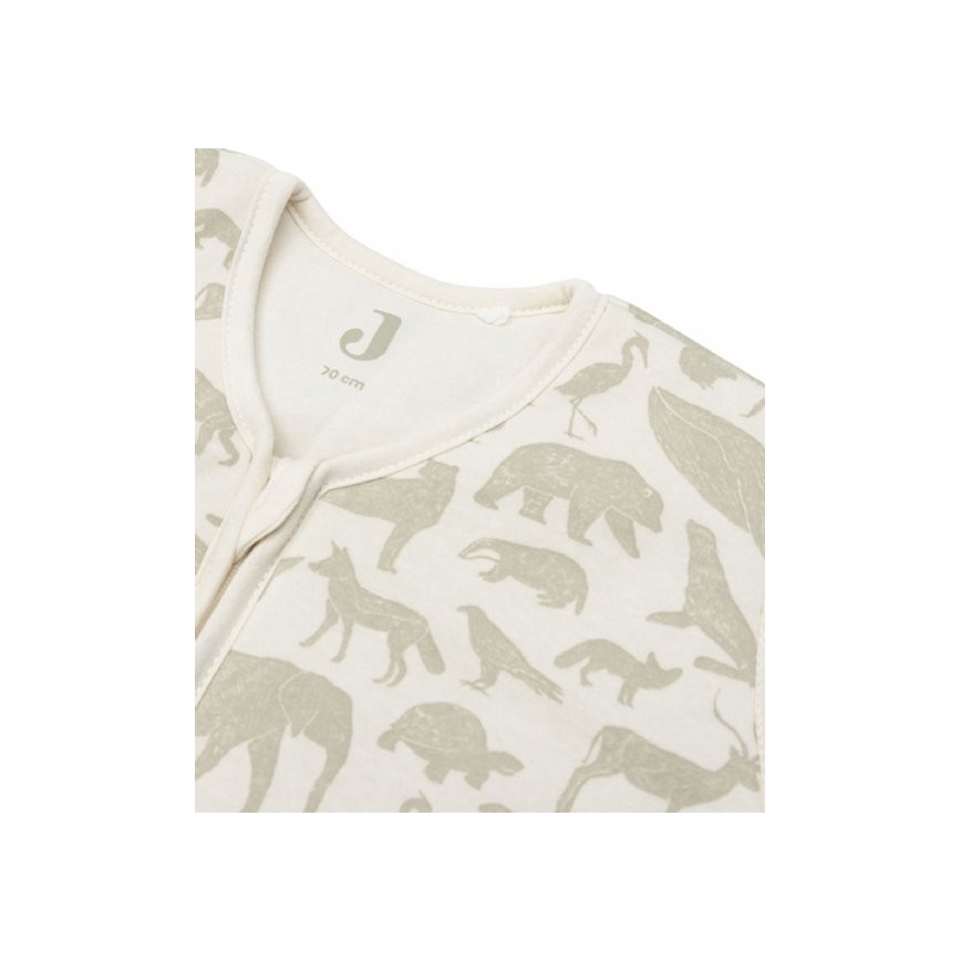 Jollein - Slaapzak 2in1 3-9 maanden 3 TOG Animals Olive Green