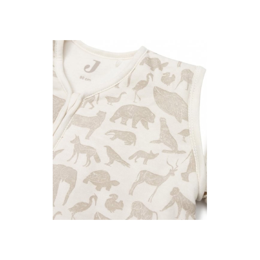 Jollein - Slaapzak 2in1 6-18 maanden 3 TOG Animals Nougat