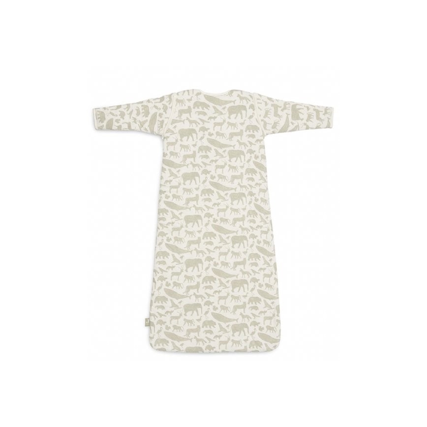 Jollein - Slaapzak 2in1 6-18 maanden 3 TOG Animals Olive Green
