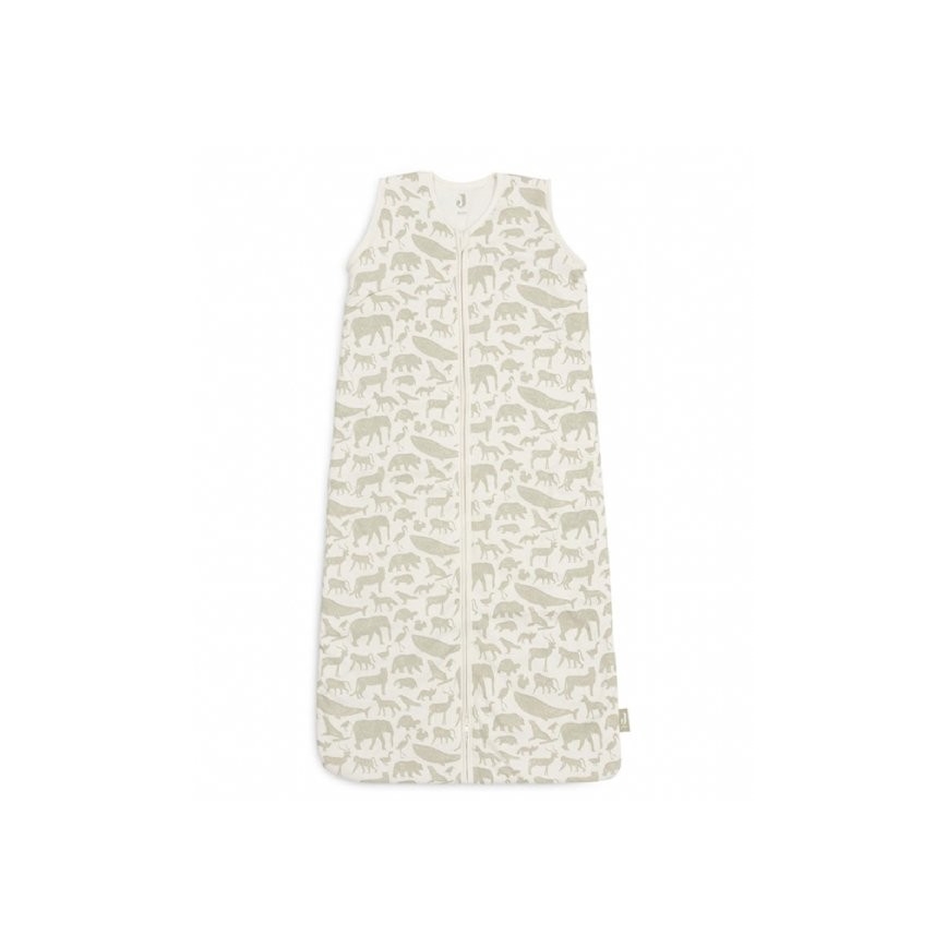 Jollein - Slaapzak 2in1 6-18 maanden 3 TOG Animals Olive Green