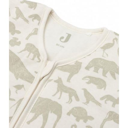 Jollein - Slaapzak 2in1 6-18 maanden 3 TOG Animals Olive Green