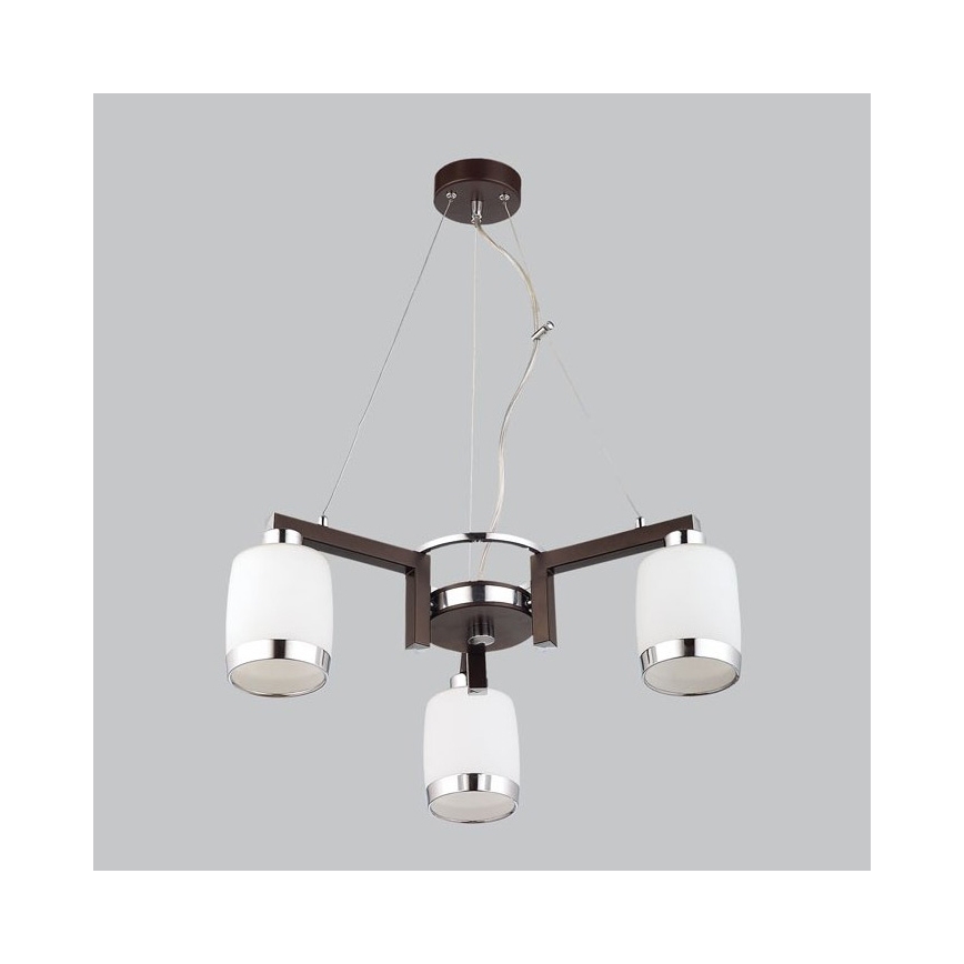 Jupiter 1058 LN3 - Hanglamp met vaste pendel LINEA 3xE27/60W/230V