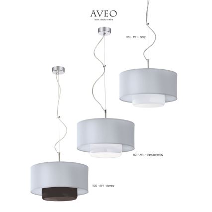 Jupiter 1121 - AV 1 - Hanglamp AVEO 1xE27/80W/230V