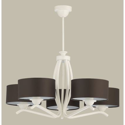 Jupiter 1192 - Hanglamp KASZMIR 5xE27/60W/230V