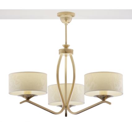 JUPITER 1274-KS3E - Hanglamp KASZMIR op stang 3xE27/60W