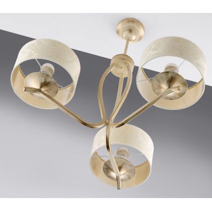 JUPITER 1274-KS3E - Hanglamp KASZMIR op stang 3xE27/60W
