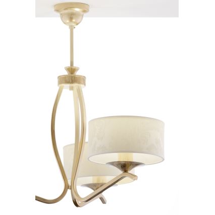 JUPITER 1274-KS3E - Hanglamp KASZMIR op stang 3xE27/60W