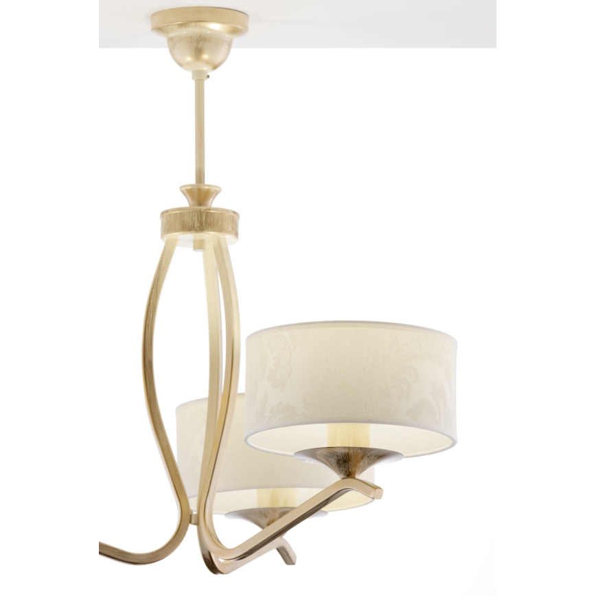 JUPITER 1274-KS3E - Hanglamp KASZMIR op stang 3xE27/60W