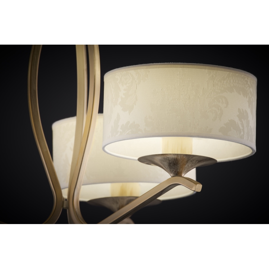 JUPITER 1274-KS3E - Hanglamp KASZMIR op stang 3xE27/60W
