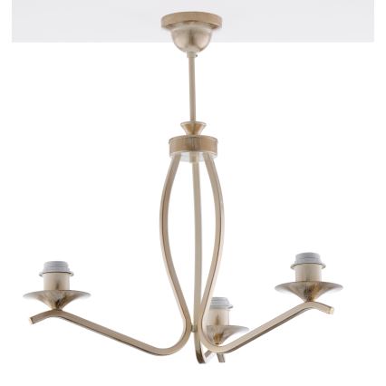 JUPITER 1274-KS3E - Hanglamp KASZMIR op stang 3xE27/60W