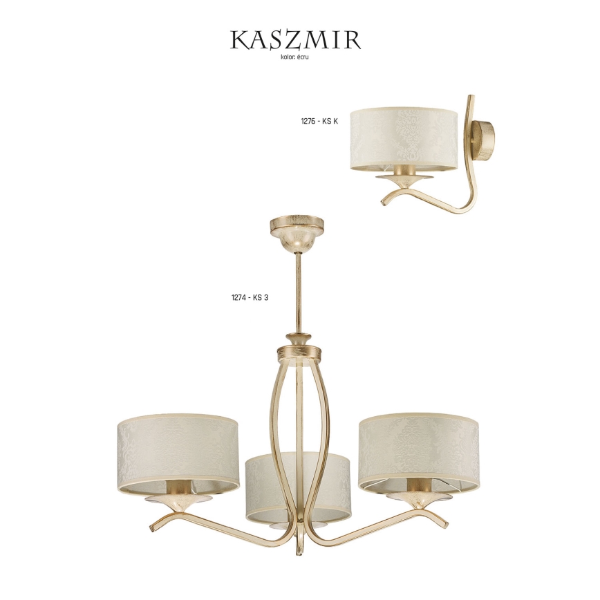 JUPITER 1276-KSKE - Wandlamp KASZMIR 1xE27/60W