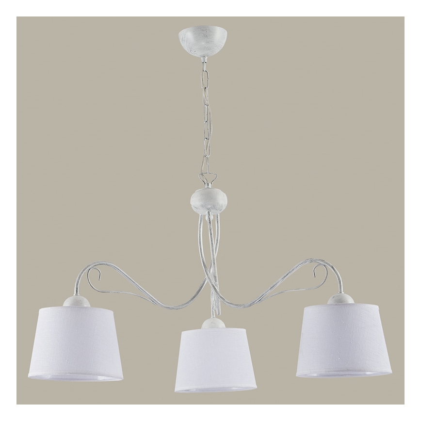 Jupiter 1345 - KM 3 B - Hanglamp aan ketting KAMELIA 3xE27/60W/230V
