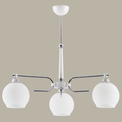 Jupiter 1398 - AX 3 B - Lustre avec tige AXEL 3xE27/60W/230V