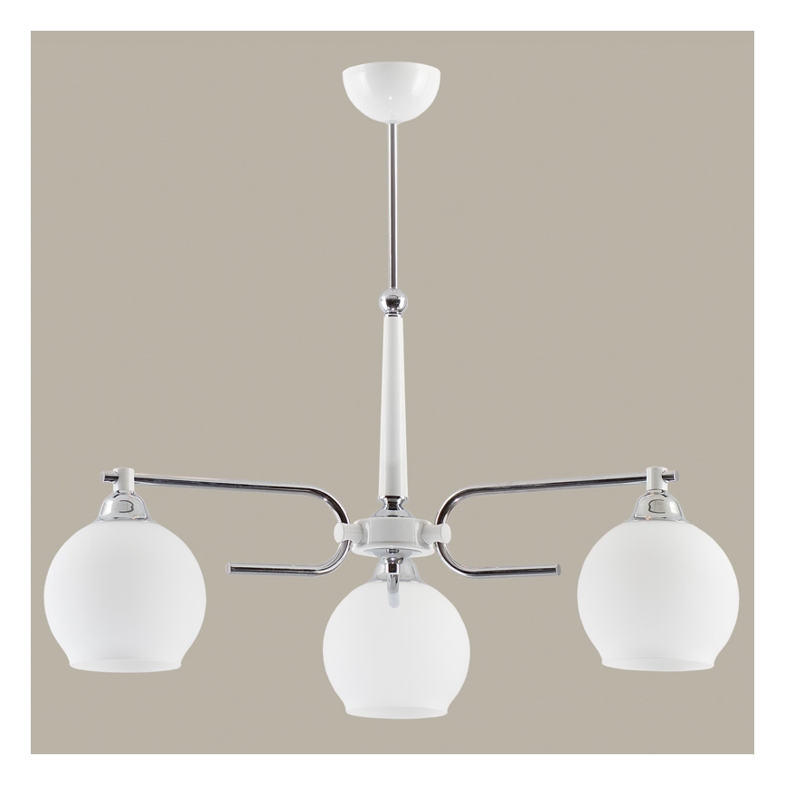 Jupiter 1398 - AX 3 B - Lustre avec tige AXEL 3xE27/60W/230V