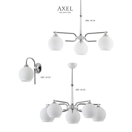 Jupiter 1399 - AX 5 B - Hanglamp met vaste pendel AXEL 5xE27/60W/230V