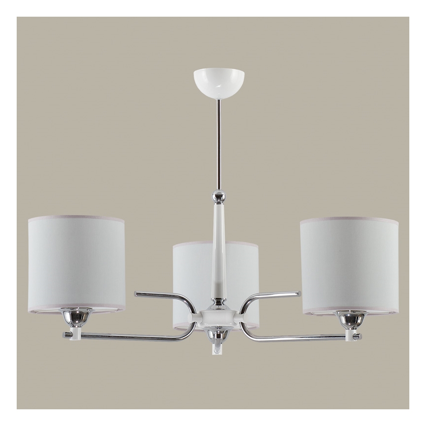 Jupiter 1404 - TW 3 B - Hanglamp met vaste pendel TWINGO 3xE27/60W/230V