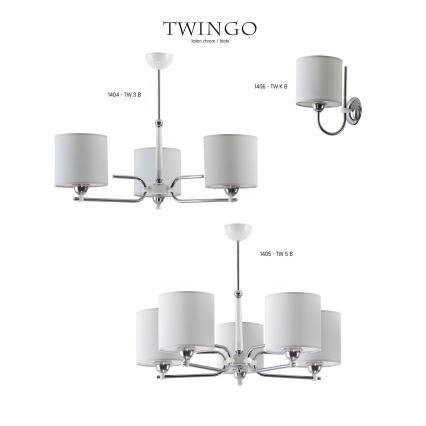 Jupiter 1406 - TW K B - Wandlamp TWINGO 1xE27/60W/230V