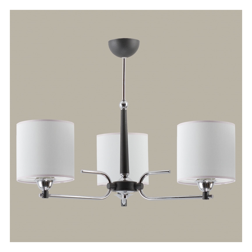 Jupiter 1407 - TW 3 G - Lustre avec tige TWINGO 3xE27/60W/230V