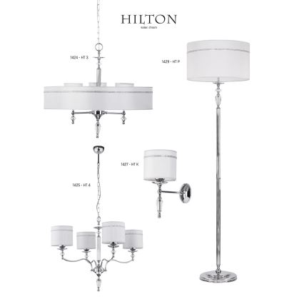 Jupiter 1429 - Vloerlamp HILTON 1xE27/60W/230V