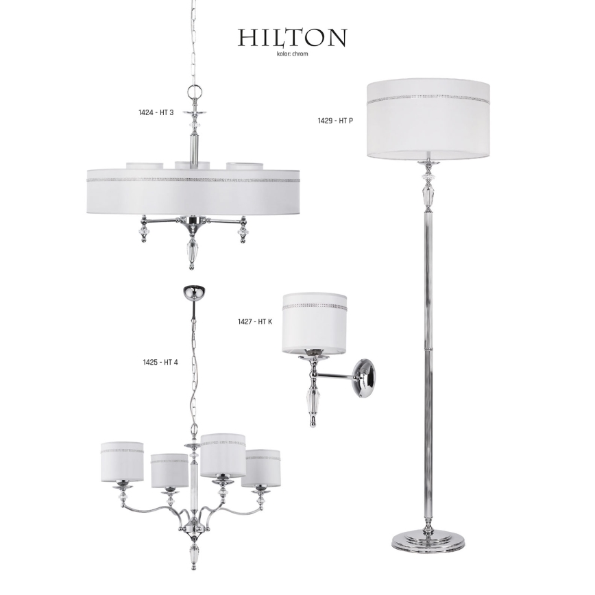 Jupiter 1429 - Vloerlamp HILTON 1xE27/60W/230V
