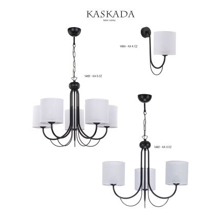 Jupiter 1483 - Hanglamp aan ketting KASKADA 5xE27/60W/230V