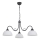 Jupiter 1490 - Hanglamp aan ketting SAGA 3xE27/60W/230V