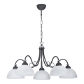 Jupiter 1491 - Hanglamp aan ketting SAGA 5xE27/60W/230V