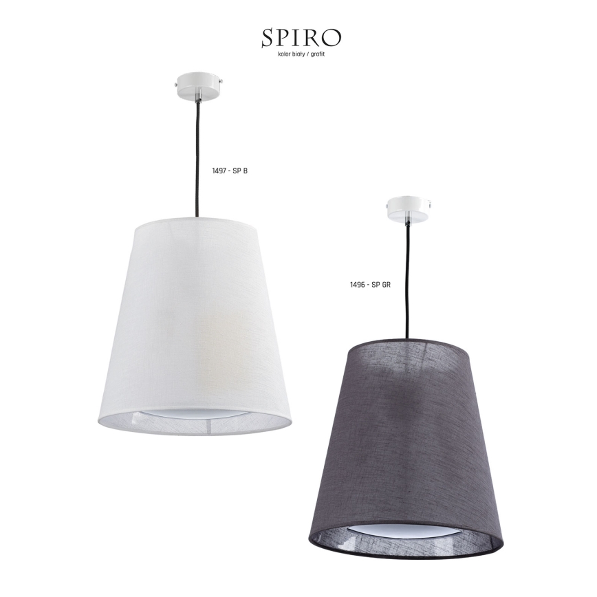 Jupiter 1497 - Hanglamp SPIRO 1xE27/60W/230V