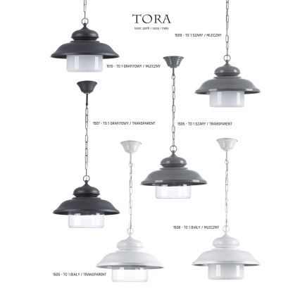 Jupiter 1505 - Hanglamp aan ketting TORA 1xE27/60W/230V