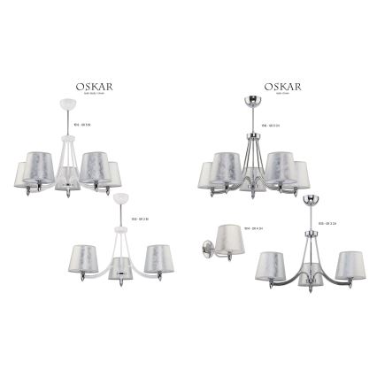 Jupiter 1514 - OR K - Wandlamp OSKAR E27/60W