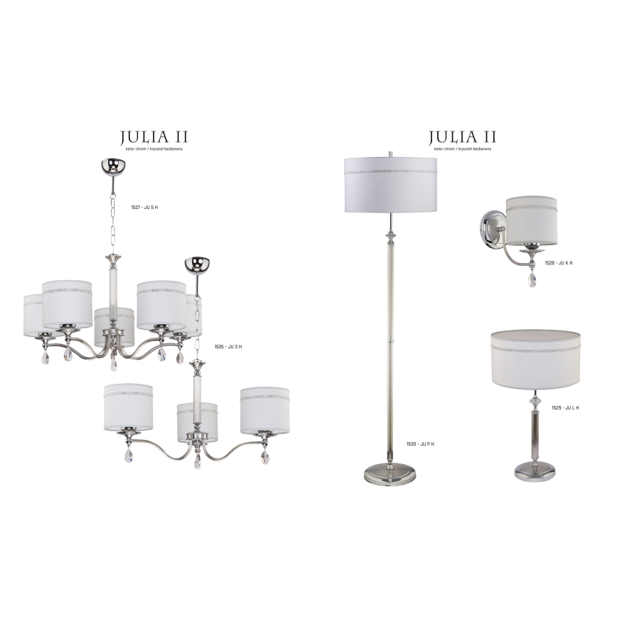 Jupiter 1527 - JU 5 H - Hanglamp JULIA II 5xE27/60W