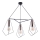 Jupiter 1666 - Hanglamp aan koord KAIR 3xE27/60W/230V zwart/koper