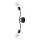 Jupiter 1672 - Applique murale LUCE 2xE27/60W/230V noir