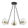 Jupiter 1709 - Hanglamp met vaste pendel ELFA 3xE14/40W/230V koperen