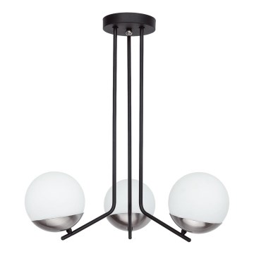 Jupiter 1723 - Suspension-barre SANTA 3xE14/40W/230V chrome brillant