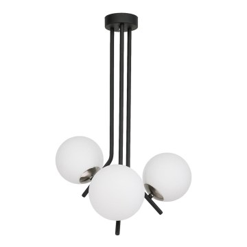 Jupiter 1736 - Hanglamp met vaste pendel TIM 3xE14/40W/230V glanzend chroom