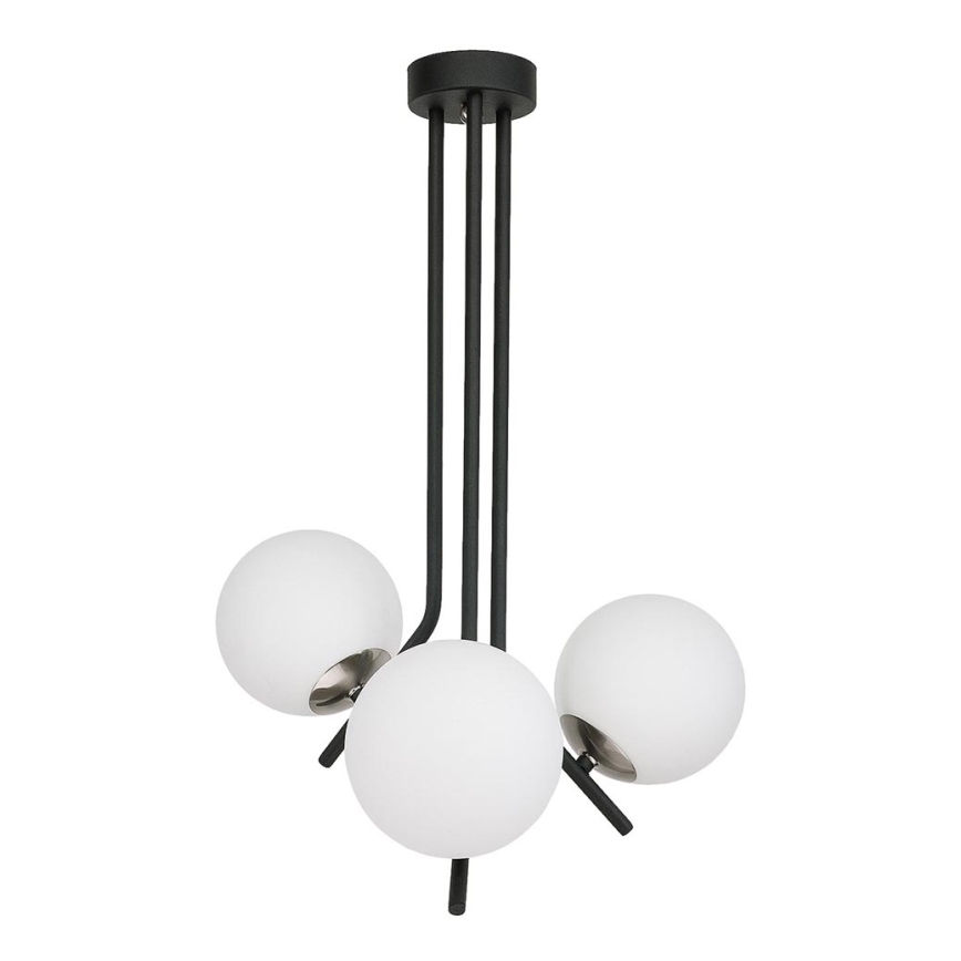 Jupiter 1736 - Hanglamp met vaste pendel TIM 3xE14/40W/230V glanzend chroom