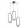 Jupiter 1810 - PI3 E14 - Hanglamp aan koord PONTI 3xE14/40W/230V zwart