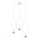 Jupiter 1814 - PI3 E14 - Hanglamp aan koord PONTI 3xE14/40W/230V wit